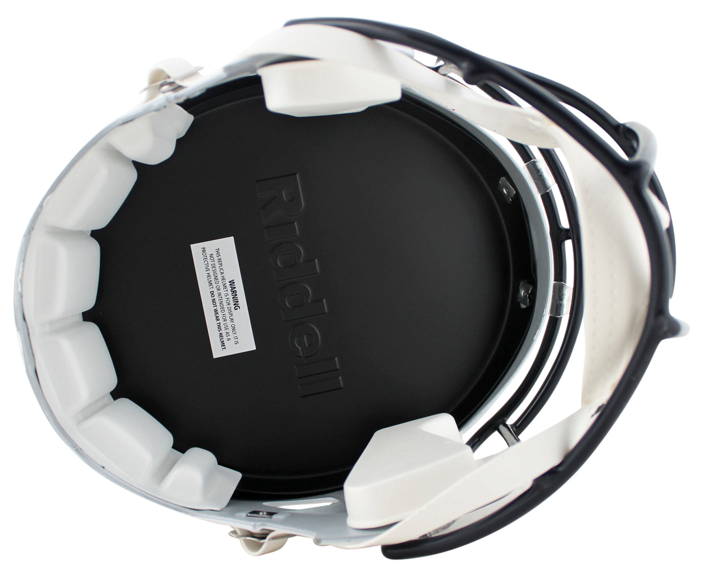Arizona Tedy Bruschi Signed White Full Size Speed Rep Helmet W/ Case BAS Witness
