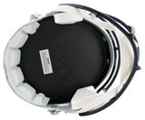 Arizona Tedy Bruschi Signed White Full Size Speed Rep Helmet W/ Case BAS Witness