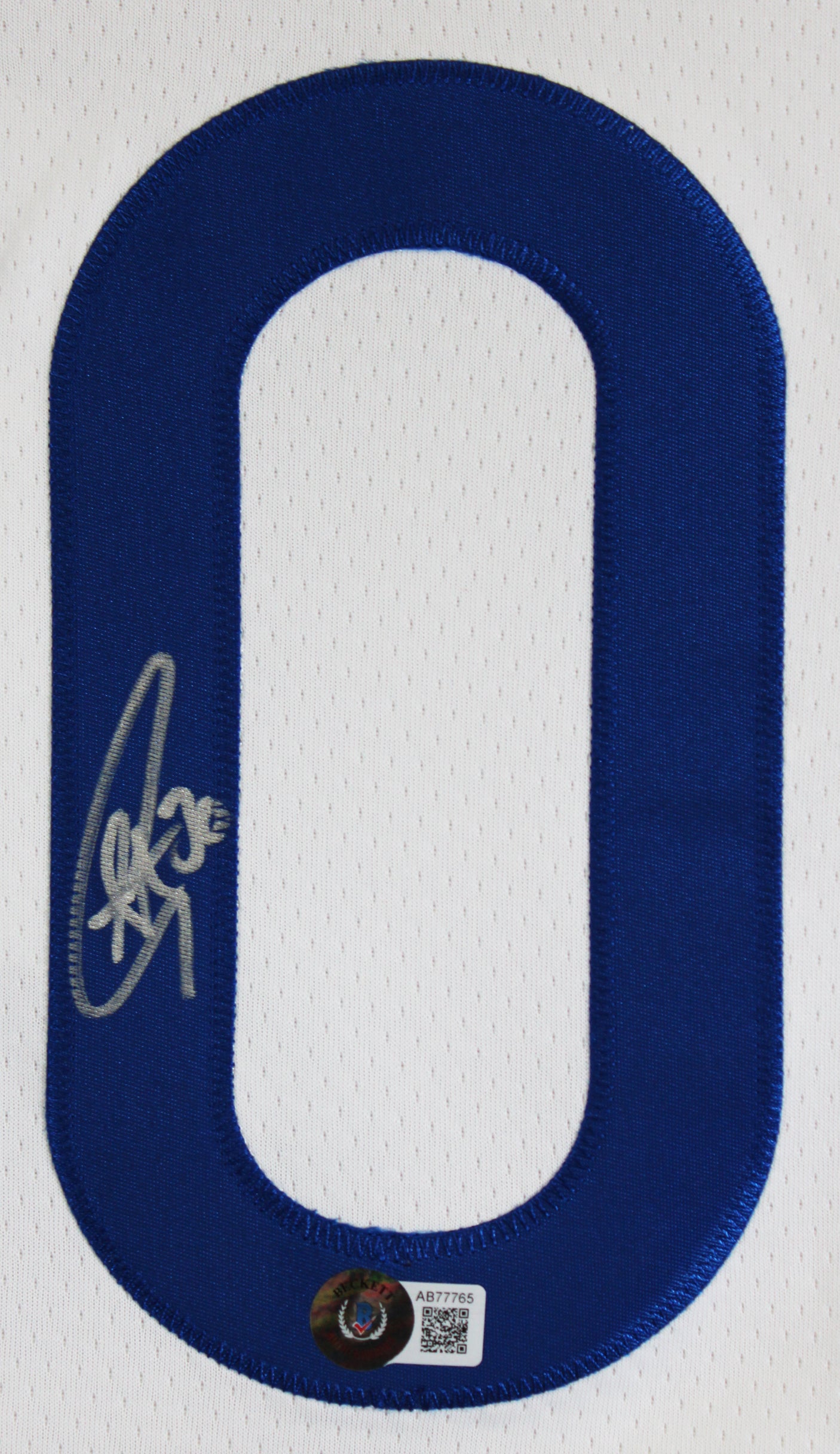 Warriors Stephen Curry Authentic Signed White Nike Swingman Jersey BAS #AB77765