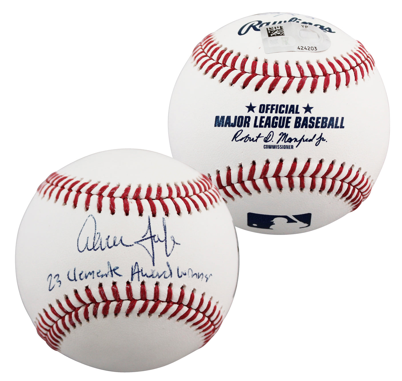 Yankees Aaron Judge "23 Clemente Award Winner" Signed Oml Baseball LE #23/23 Fan