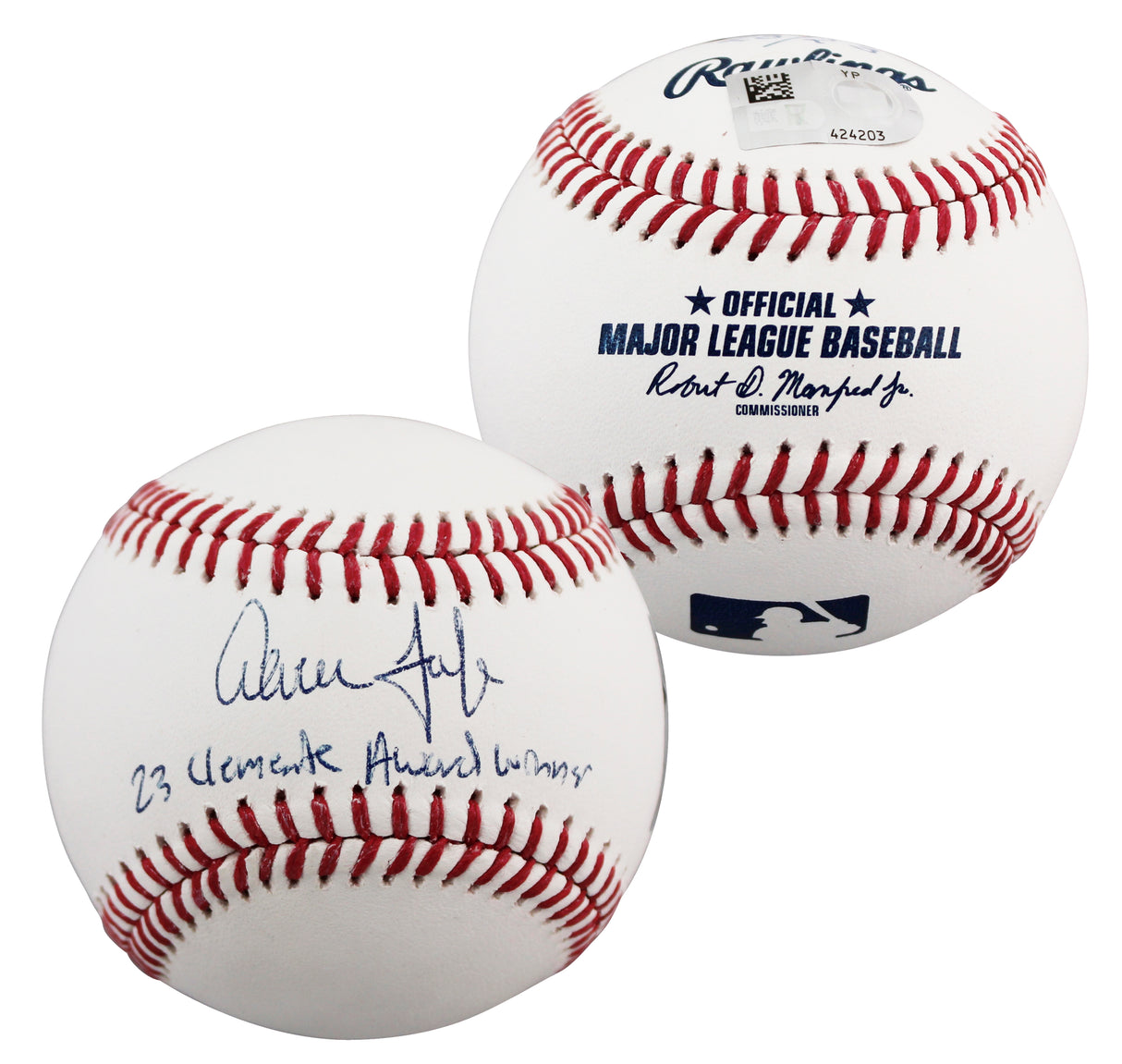 Yankees Aaron Judge "23 Clemente Award Winner" Signed Oml Baseball LE #23/23 Fan