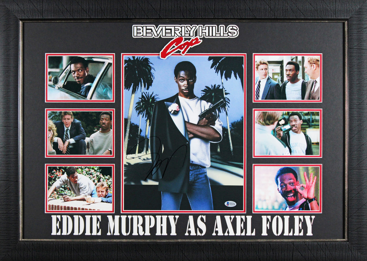 Eddie Murphy Beverly Hills Cop Authentic Signed 11x14 Framed Photo BAS #S21254