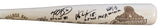 2025 Dodgers (8) Sasaki, Yamamoto, Freeman, Betts +4 Signed WS Bat LE FAN & MLB
