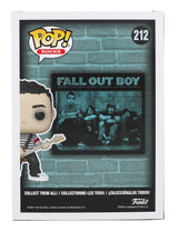 Pete Wentz Fall Out Boy Signed #212 Funko Pop Vinyl Figure JSA #CE80471
