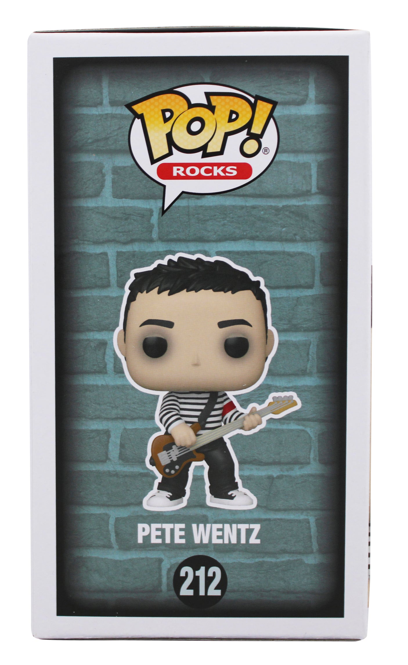 Pete Wentz Fall Out Boy Signed #212 Funko Pop Vinyl Figure JSA #CE80471