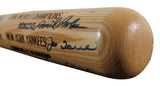 1996 Yankees (15) Jeter, Rivera, Torre +12 Signed WS Champs Baseball Bat LE JSA