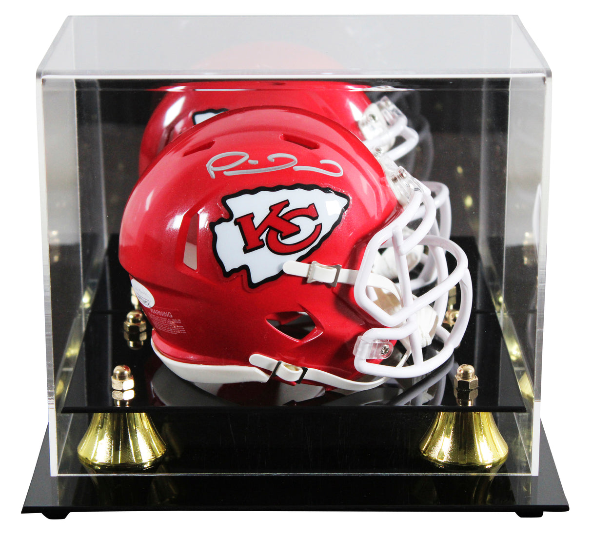 Chiefs Patrick Mahomes Authentic Signed Speed Mini Helmet w/ Case JSA