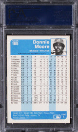 Braves Donnie Moore Authentic Signed 1984 Fleer #185 Card PSA/DNA Slabbed