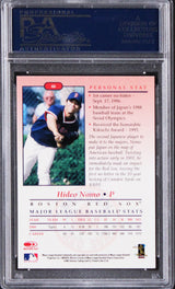 Red Sox Hideo Nomo Authentic Signed 2001 Studio #46 Card PSA/DNA Slabbed