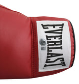 Errol Spence Jr. Signed Red Left Hand Everlast Boxing Glove w/ Case BAS Witness
