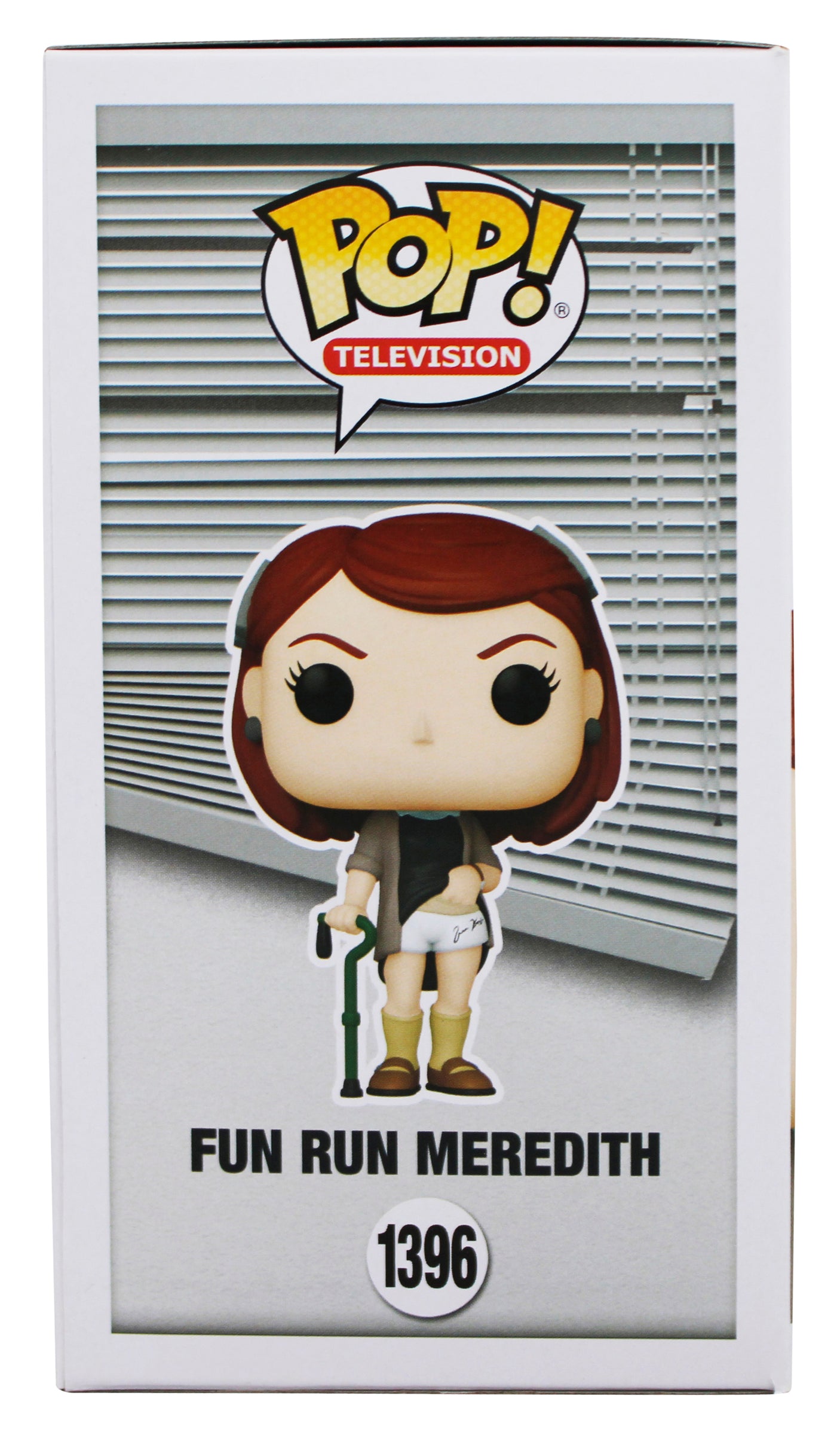 Kate Flannery The Office Signed Fun Run Meredith #1396 Funko Pop Figure PSA/DNA