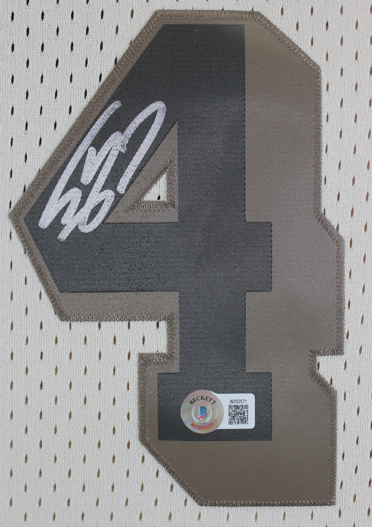 Lakers Shaquille O'Neal Signed Light Grey M&N HWC Swingman Framed Jersey BAS Wit