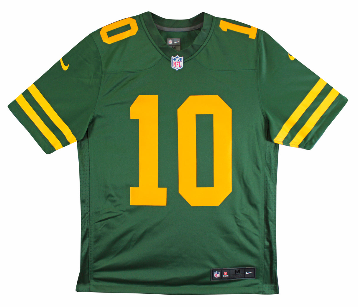 Packers Jordan Love Signed Green Color Rush Nike Limited Jersey BAS Witnessed