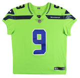 Seahawks Kenneth Walker "SB LX MVP" Signed Neon Green Nike Elite Jersey BAS Wit