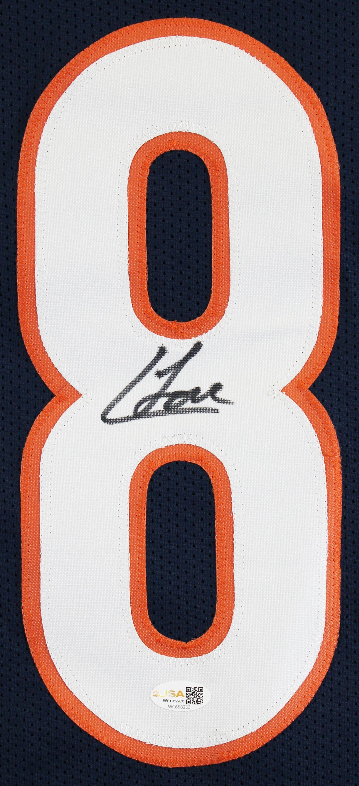 Colston Loveland Authentic Signed Navy Pro Style Jersey JSA Witness 2