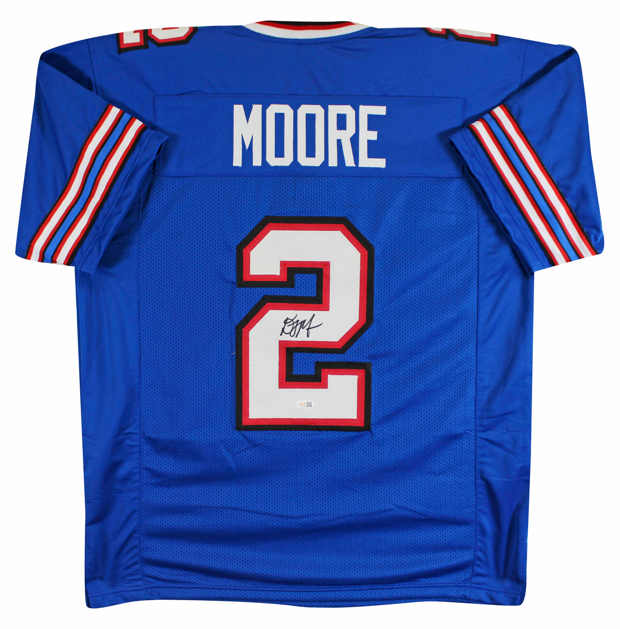 D.J. Moore Authentic Signed Blue Pro Style Jersey Autographed BAS Witnessed