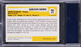 Dodgers Burleigh Grimes Signed 1980 Baseball Immortals #97 Card PSA/DNA Slabbed