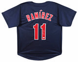 Jose Ramirez Authentic Signed Navy Pro Style Jersey Autographed JSA 2