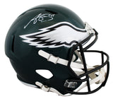 Eagles A.J. Brown Signed Full Size Speed Rep Helmet BAS Witnessed #1W577355