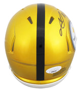 Steelers George Pickens Authentic Signed Flash Speed Mini Helmet JSA #AM89592