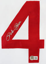 Pete Rose Authentic Signed White Pro Style Framed Jersey Autographed BAS