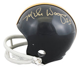 Steelers (3) Bleier, Wagner, Fuqua Signed VSR4 Rep Mini Helmet JSA #AZ44236