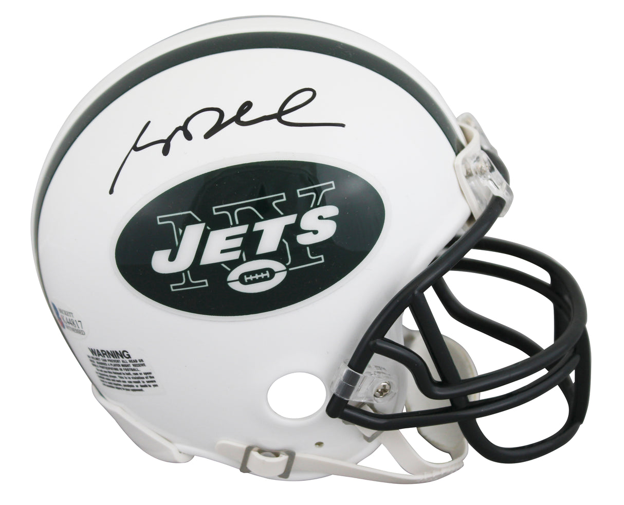 Jets Sam Darnold Authentic Signed VSR4 Mini Helmet BAS Witnessed #K44817