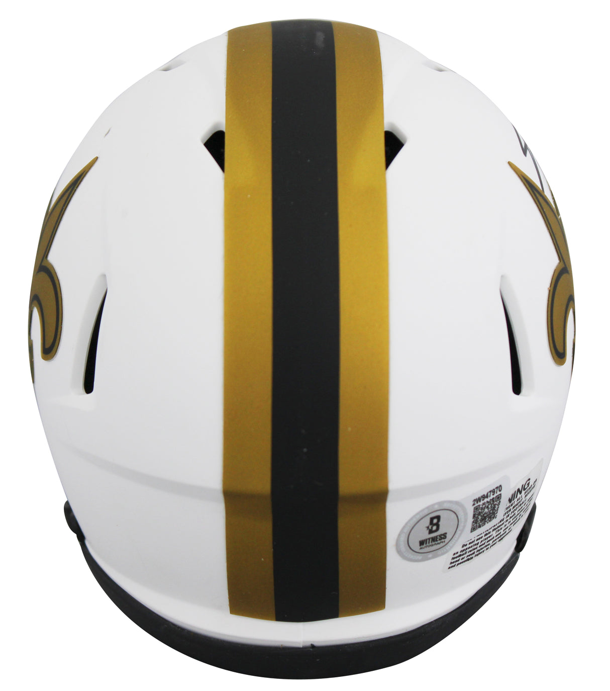 Saints Alvin Kamara Authentic Signed Lunar Speed Mini Helmet BAS Wit #2W947970