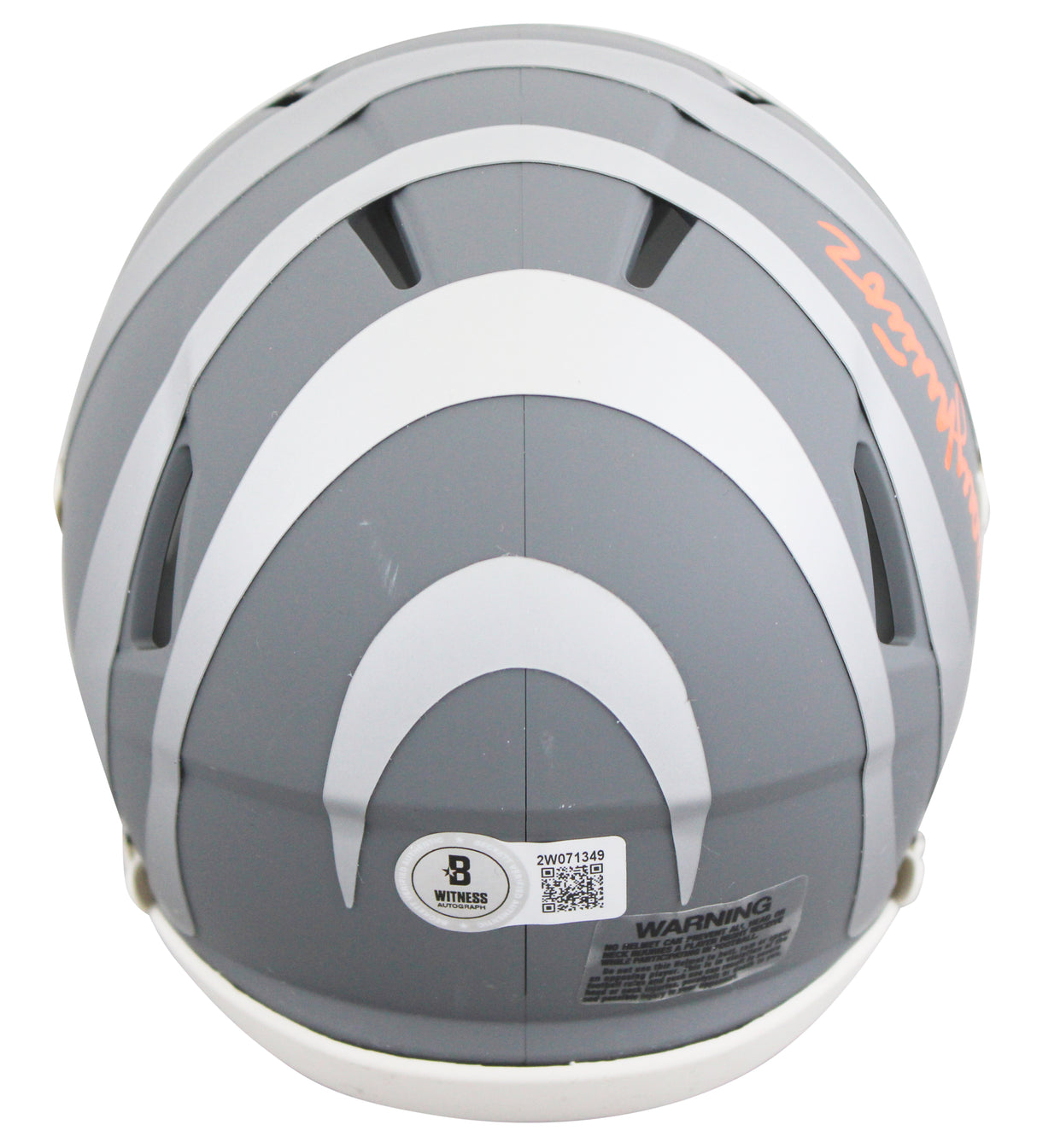 Bengals Anthony Munoz Authentic Signed Slate Speed Mini Helmet BAS Wit #2W071349