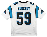 Panthers Luke Kuechly Authentic Signed White Nike Limited Jersey BAS Witnessed