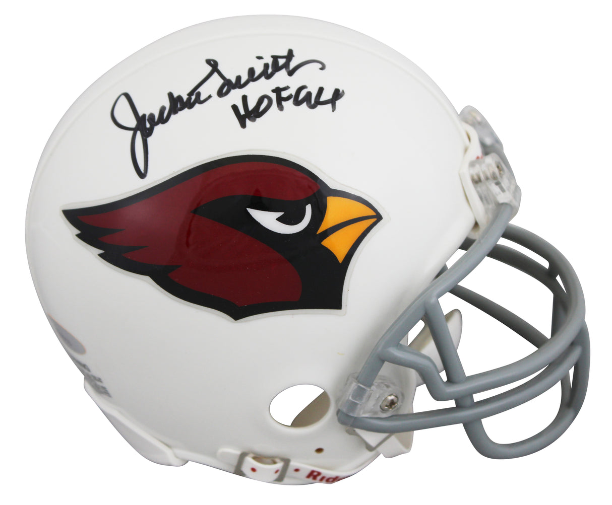 Cardinals Jackie Smith "HOF 94" Signed VSR4 Mini Helmet Tri Star #7037011