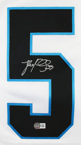 Panthers Luke Kuechly Authentic Signed White Nike Limited Jersey BAS Witnessed