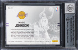 Lakers Magic Johnson Signed 2015 Hoops LCA #6 Card Auto 10! BAS Slabbed