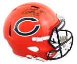 Bears Colston Loveland Signed 2022 On-Field Alt F/S Speed Rep Helmet w/ Case JSA
