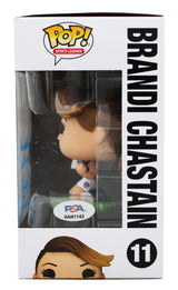 Brandi Chastain USA Soccer "2x Insc" Signed #11 Funko Pop Figure PSA #AN41143