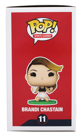 Brandi Chastain USA Soccer "2x Insc" Signed #11 Funko Pop Figure PSA #AN41143