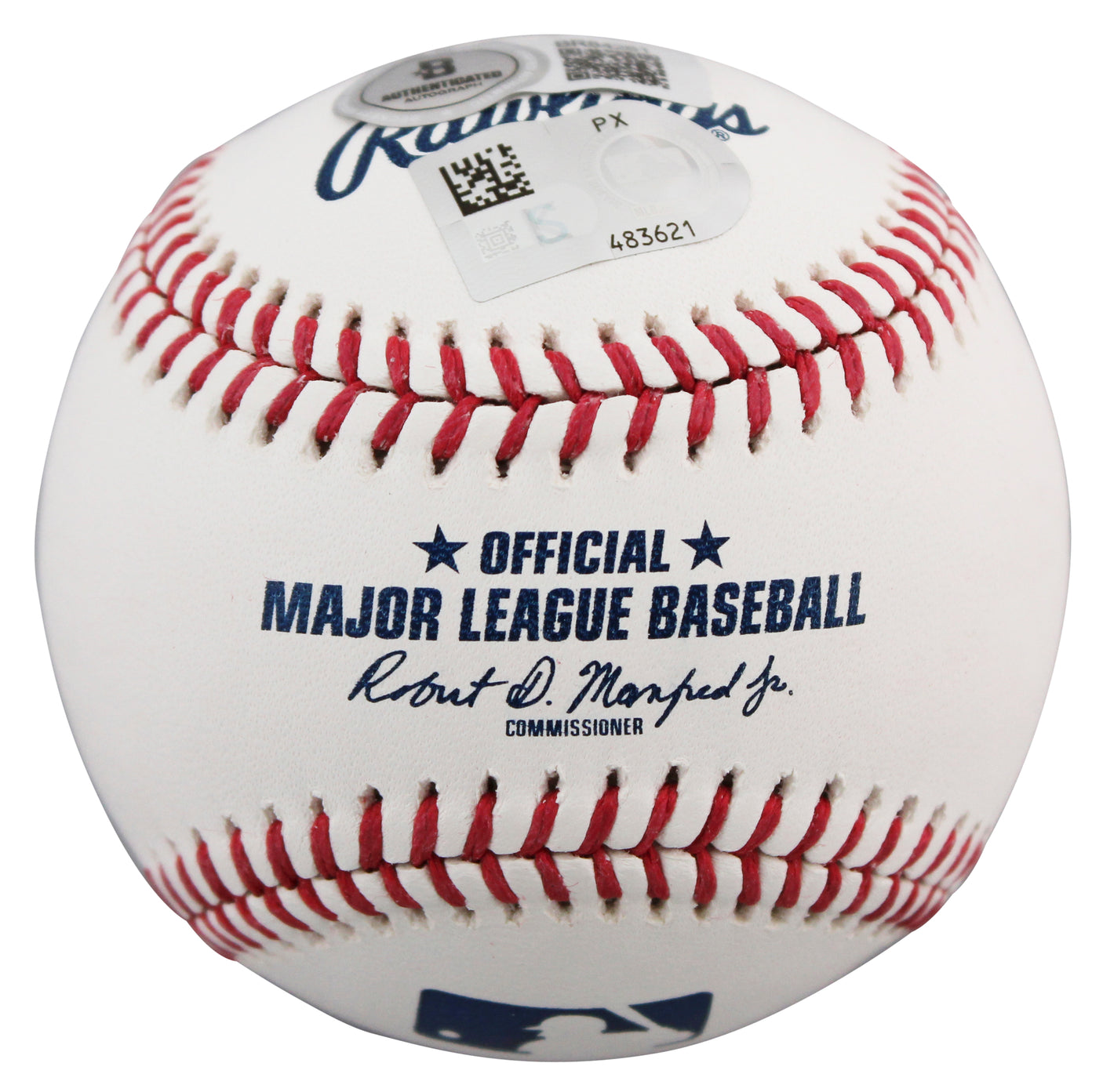 Dodgers Roki Sasaki Authentic Signed Robert Manfred Oml Baseball MLB & BAS
