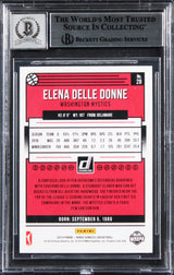 Mystics Elena Delle Donne Signed 2019 Donruss WNBA #28 Card Auto 10! BAS Slabbed