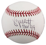 Royals George Brett "3x Insc" Authentic Signed Manfred Oml Baseball BAS #BQ31561