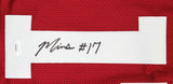 Oklahoma Marvin Mims Authentic Signed Maroon Pro Style Jersey JSA Witness