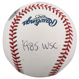 Royals George Brett "3x Insc" Authentic Signed Manfred Oml Baseball BAS #BQ31561