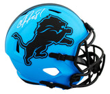 Lions Calvin Johnson Signed Rave Full Size Speed Rep Helmet W/ Case BAS Witness