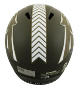 Panthers Julius Peppers Signed STS Full Size Speed Rep Helmet W/ Case BAS Wit