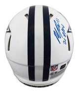 Cowboys (4) Smith Prescott +2 Signed 22 Alt F/S Speed Proline Helmet W/ Case BAS