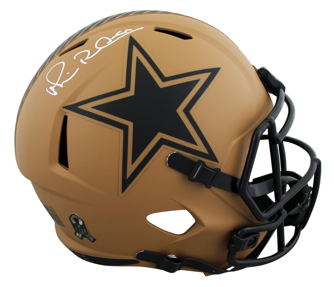Cowboys Michael Irvin Signed STS II Full Size Speed Rep Helmet BAS Witnessed