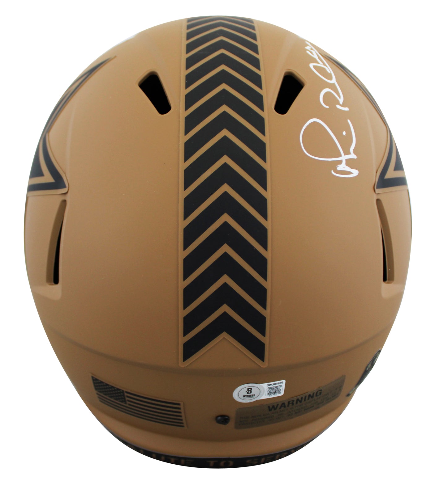 Cowboys Michael Irvin Signed STS II Full Size Speed Rep Helmet BAS Witnessed