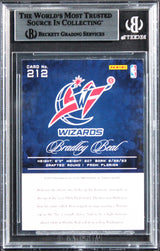 Wizards Bradley Beal Authentic Signed 2012 Prestige #212 Rookie Card BAS Slabbed