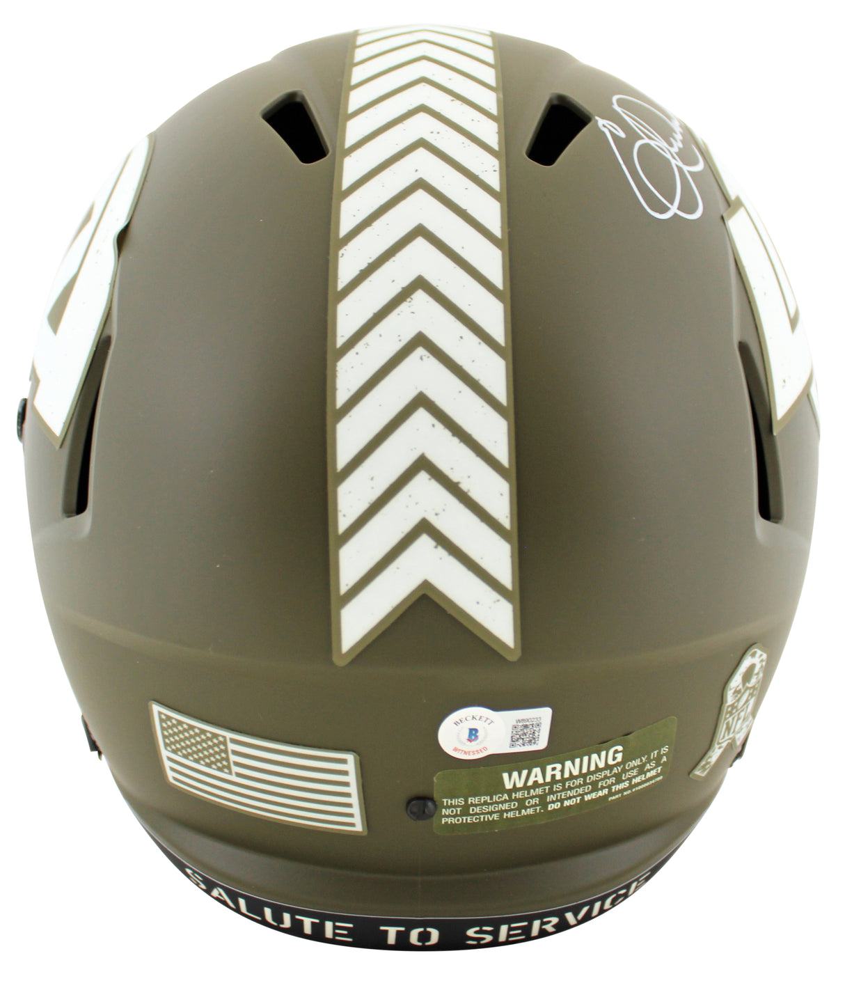 Rams Eric Dickerson "HOF 99" Signed STS F/S Speed Rep Helmet W/ Case BAS Witness