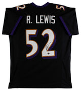 Ray Lewis Authentic Signed Black Pro Style Jersey Autographed BAS Witnessed