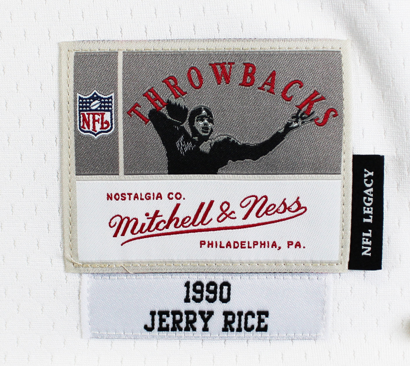 49ers Jerry Rice Authentic Signed White Mitchell & Ness Jersey Fanatics